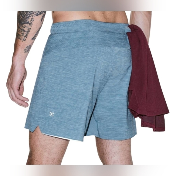 lululemon athletica Other - Lululemon Light Blue Men's Athletic Lined Surge Shorts Size S
